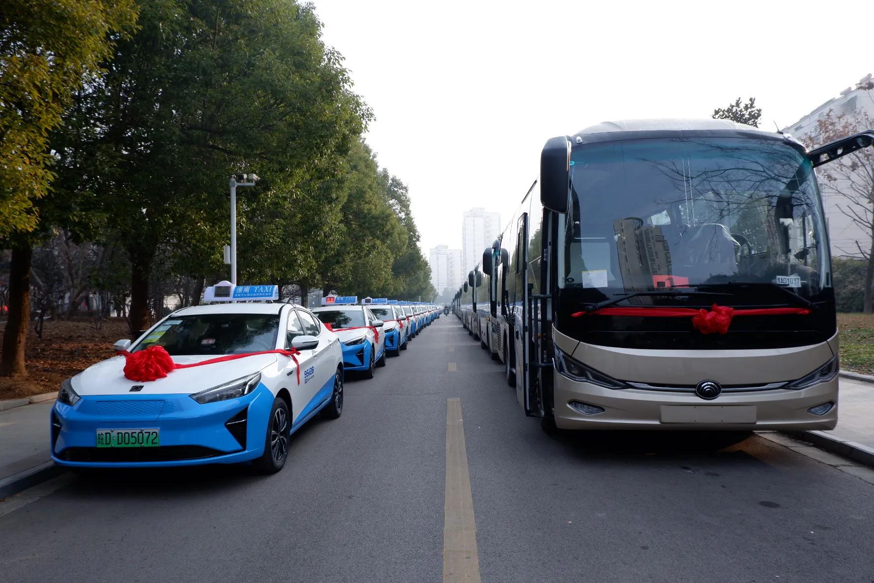 淮南熱點｜大眾思皓新能源攜手淮南晟淮集團交車儀式圓滿舉行