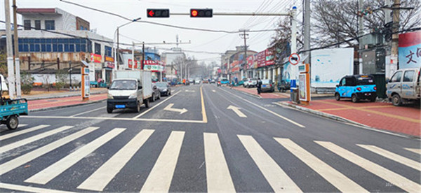 淮南田大北路（電廠(chǎng)路～國慶路）道路改造工程竣工通車(chē)