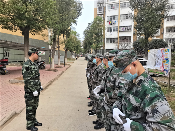 安徽淮南：役前訓(xùn)練第一課，學(xué)習(xí)雷鋒好榜樣